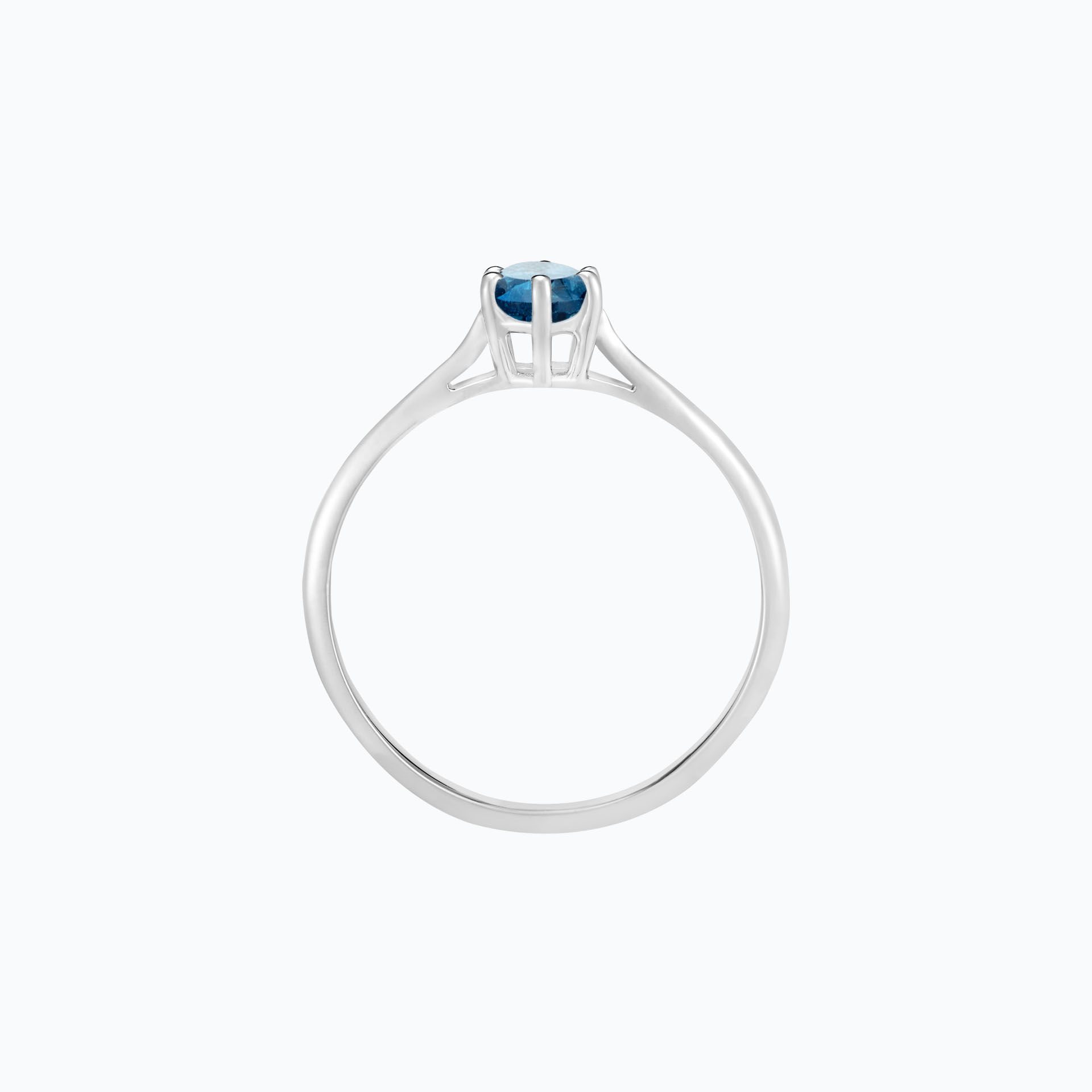 Solitaire Félicia Topaze Blue London 4.5 mm