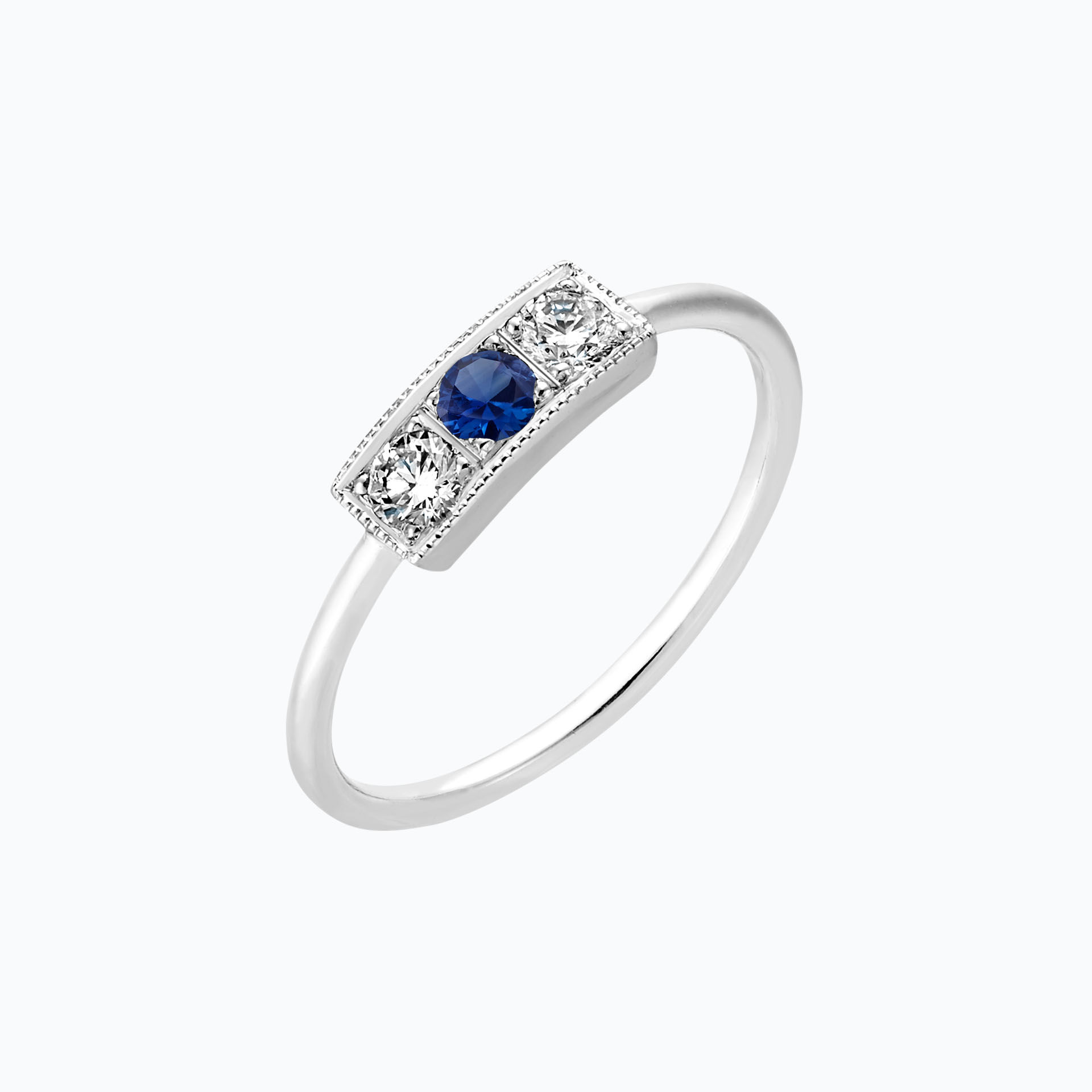 Solitaire Cybèle Millegrain Saphir