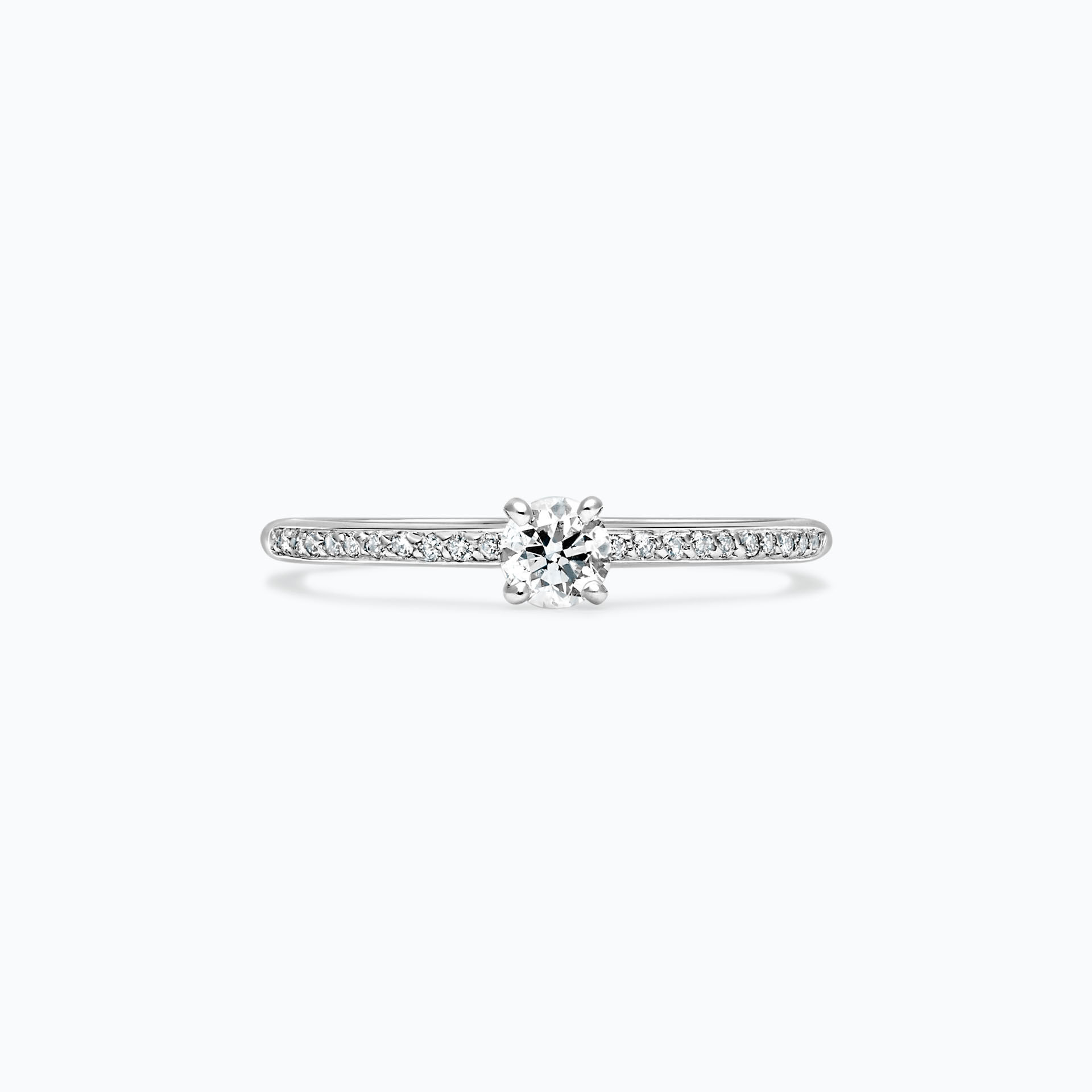 Solitaire Pavé Séléné 0.20 carat