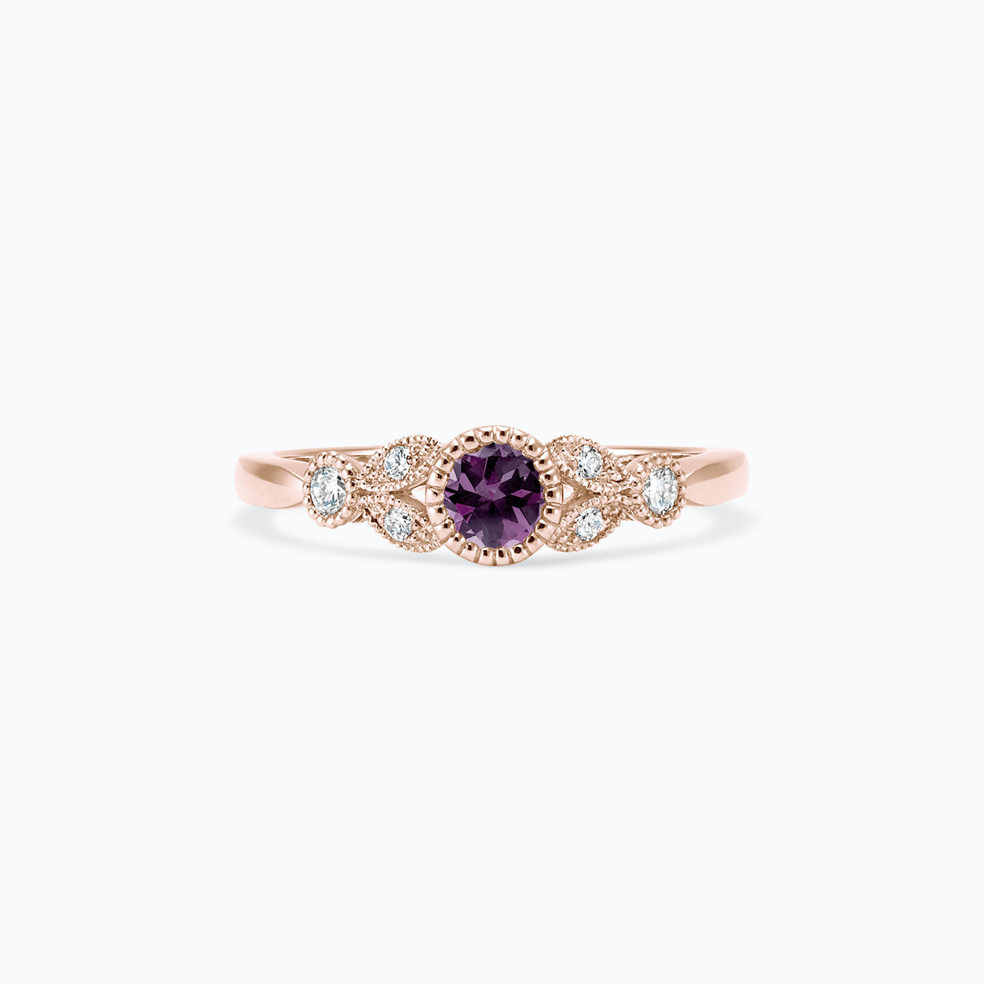 Solitaire Salomé Millegrain Saphir Violet